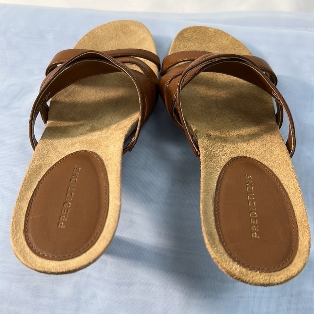 Predictions brown heeled sandals size 8.5 - Picture 6 of 11